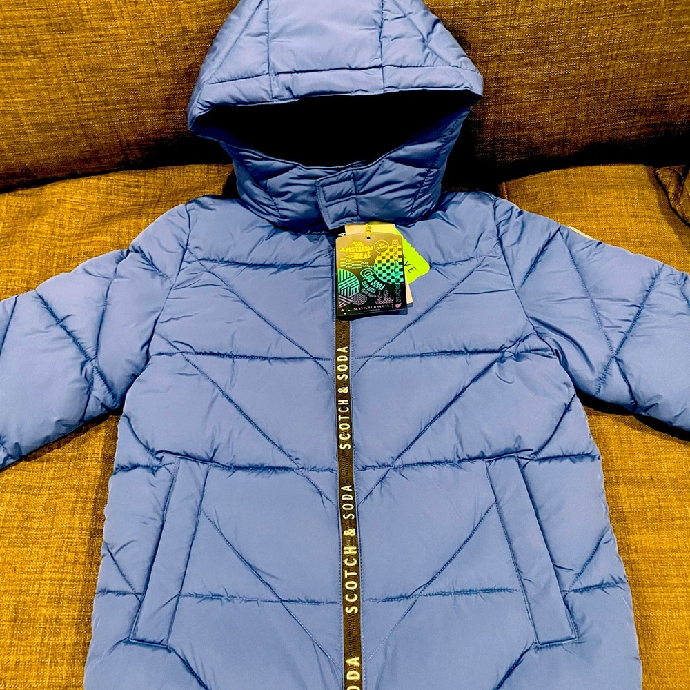 Scotch & Soda Kids Hooded Puffer Jacket (new)